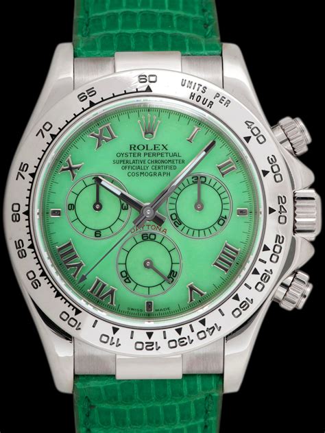 rolex daytona ref 116519 beach verde
